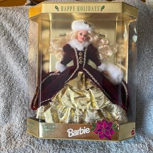 - - NRFB 1996 Happy Holidays Barbie Doll 🎄
